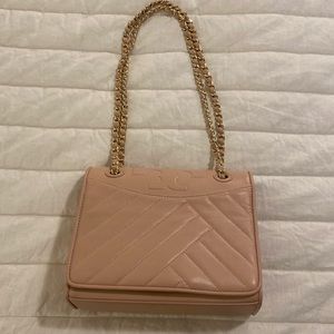 Tory Burch light pink handbag